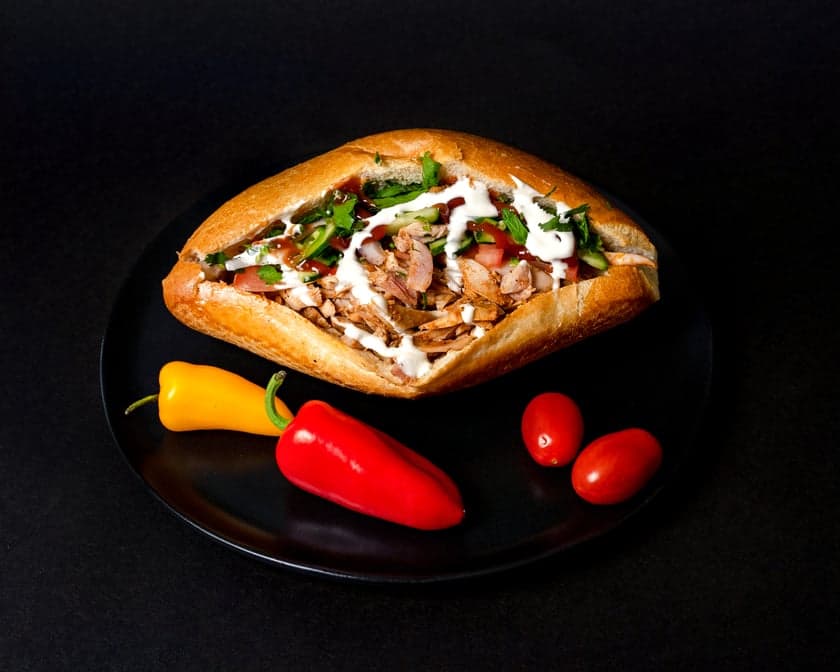 Shawarma Baguette Wrap